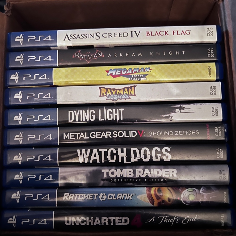 Lot of 10 PlayStation 4 games